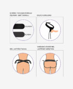Belden Bağlamalı Strapon Set İçi Dolu 20 cm