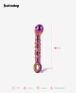 G-Noktası Uyarıcı Lüks Cam Dildo 18 cm