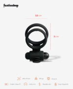 Klitoris Uyarıcı Titreşimli Penis Halkası