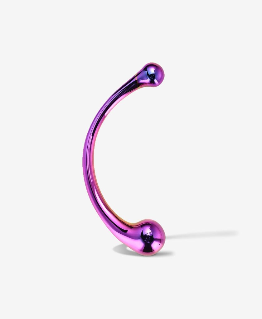 G-Noktası Uyarıcı Lüks Cam Dildo 18 cm