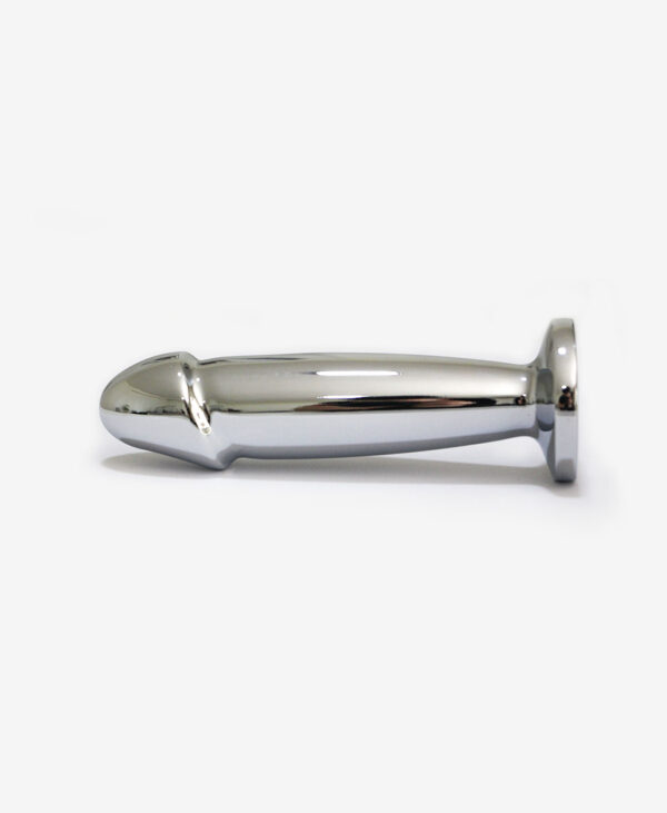 Şarjlı - Titreşimli Çelik Anal Plug 12 cm