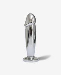 Şarjlı - Titreşimli Çelik Anal Plug 12 cm