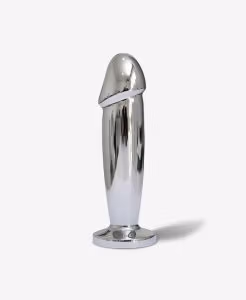 Şarjlı - Titreşimli Çelik Anal Plug 12 cm