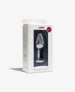 Mor Kristal Tabanlı Metal Anal Plug - Küçük Boy - Görsel 2