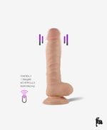 Real Extreme Gerçekçi Titreşimli Dildo 20 cm