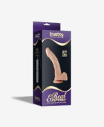 Real Extreme Gerçekçi Titreşimli Dildo 22 cm - Görsel 2