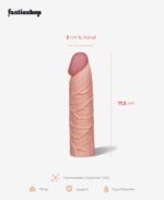 Realistik Penis Kılıfı 2.5 cm Uzatmalı