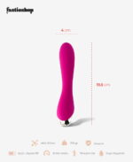 Şarjlı G-Noktası Uyarıcı Vibratör 19.5 cm