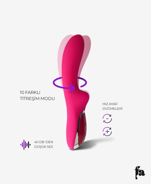 Şarjlı G-Noktası Uyarıcı Vibratör 22 cm