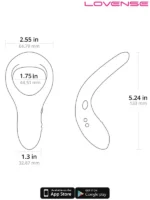 Lovense Diamo Telefon Kontrollü Penis Halkası - Görsel 7