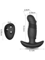 Uzaktan Kumandalı Şarjlı İleri Geri Hareketli Giyilebilir Anal Vibratör - Görsel 2