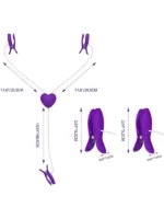 Titreşimli Şarjlı Vajina ve Göğüs Klipsi - 3'lü Set - Görsel 3