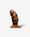 Vantuzlu ve Boğumlu Melez Anal Plug - 11 cm