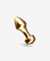 Pipedream Mini Taşlı Gold Metal Anal Plug - Görsel 3