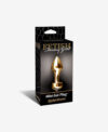 Pipedream Mini Taşlı Gold Metal Anal Plug - Görsel 4