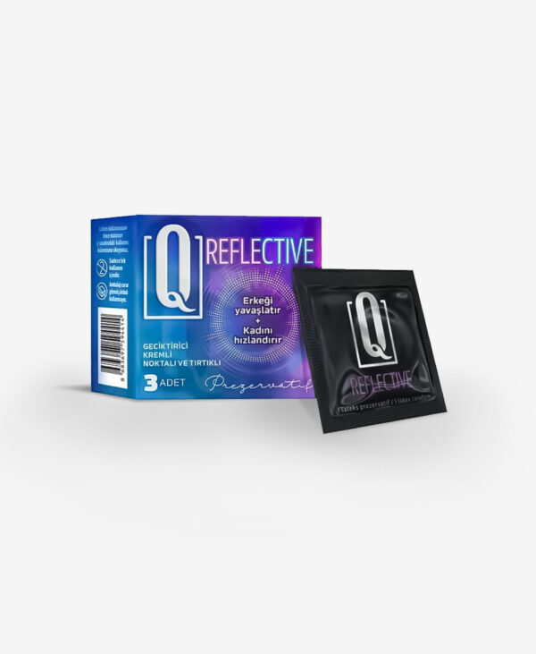 Q Reflective Özel Kremli Prezervatif - 3'lü Paket - Görsel 1