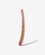 King Size Ultra Gerçekçi Çift Başlı Dildo 36 cm - Görsel 2