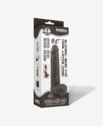 LoveToy Sliding Çift Katmanlı Siyah Realistik Dildo 23 cm - Görsel 7