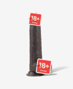 LoveToy Sliding Çift Katmanlı Siyah Realistik Dildo 23 cm