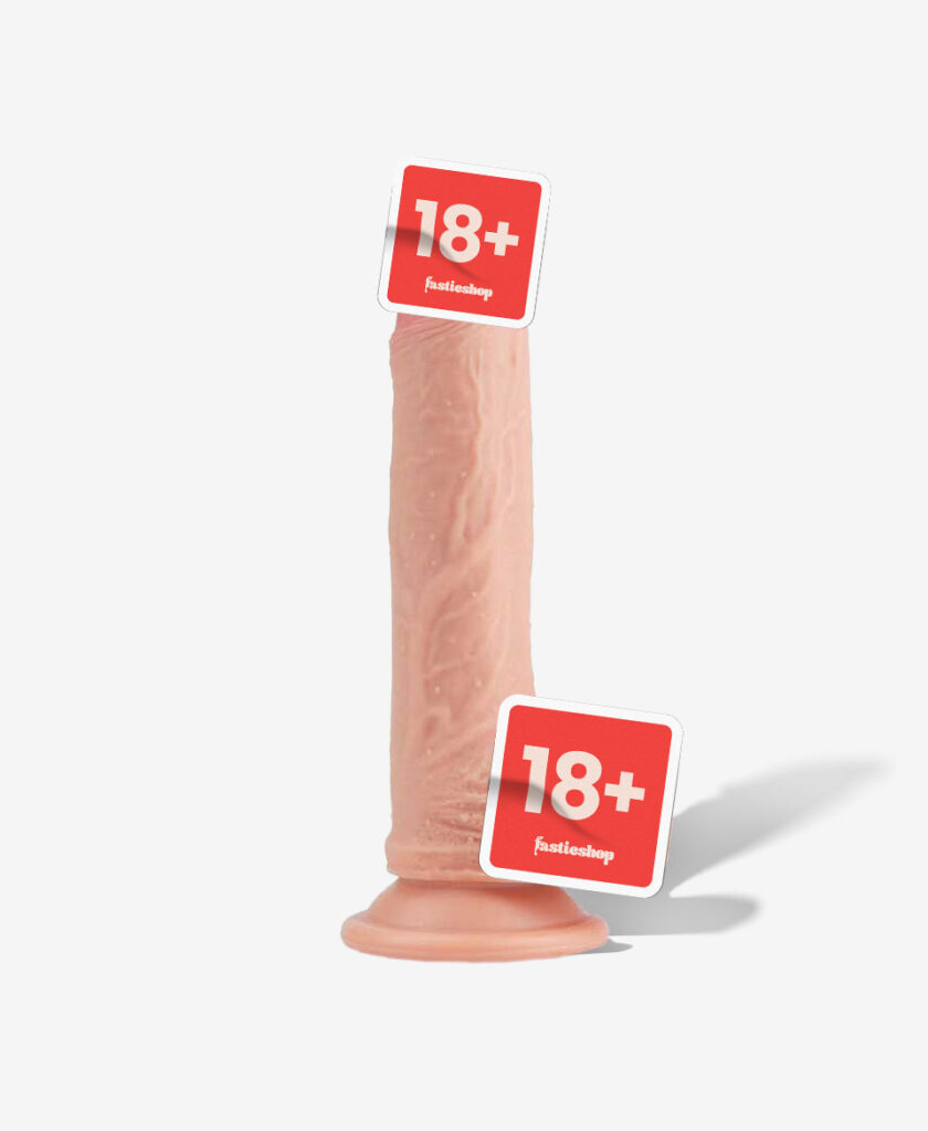 LoveToy Çift Katmanlı Platinyum Silikon Realistik Dildo 22 cm