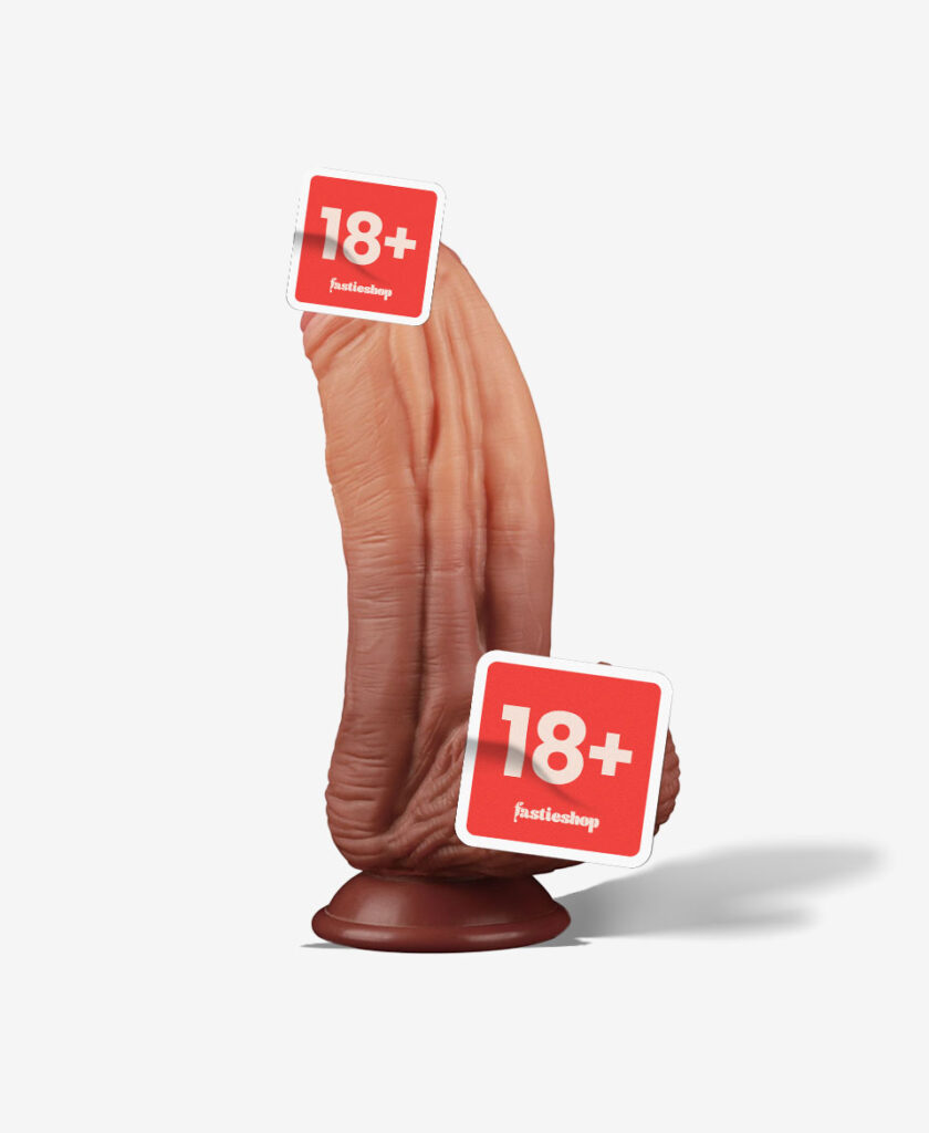 Çift Katmanlı Platinyum Silikon Dildo - 25 cm