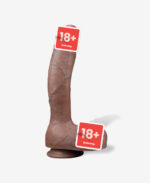LoveToy Dual Layered Platinum Silicone Realistik Dildo - 27 cm