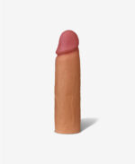 Gerçekçi Dokulu 2.5 cm Dolgulu Penis Kılıfı - 16.5 cm - Görsel 3