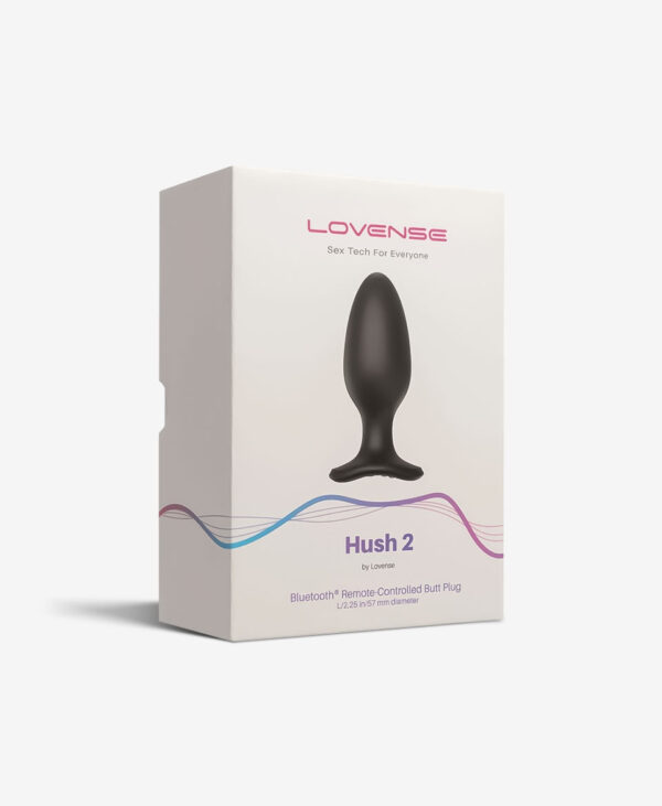 Lovense HUSH 2 Telefon ve Bluetooth Kontrollu Anal Plug 2.25″ copy6