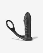 İleri Geri Hareketli Kumandalı Penis Halkalı Anal Vibratör