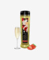 Shunga Çilek Şarabı Aromalı Erotik Masaj Yağı - 240 ml
