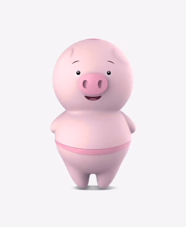 Sevimli Klitoris ve Dil Sitimilasyonlu Pig Vibrator