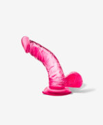 B Yours Sweet’n Hard 8 Pembe Eğik Jel Penis - 14.5 cm - Görsel 2