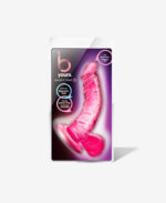 B Yours Sweet’n Hard 8 Pembe Eğik Jel Penis - 14.5 cm - Görsel 3