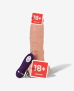 XISE Adam Realistik Dokulu Titreşimli Dildo - 21 cm