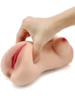 Göğüslü Anal ve Vajinal Çift Girişli Mastürbatör - Görsel 3