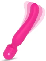 Isıtmalı Çift Taraflı Masaj Wand Vibratör - 23 cm - Görsel 2
