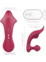 Giyilebilir Şarjlı Anal ve Vajinal Uzaktan Kumandalı Vibratör - Görsel 5