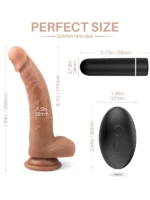 Titreşimli Uzaktan Kumandalı Belden Bağlamalı Penis - Görsel 3