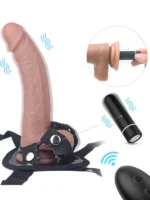 Titreşimli Uzaktan Kumandalı Belden Bağlamalı Penis - Görsel 2