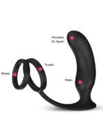 Lanco Penis Halkalı Şarjlı Anal Prostat Masaj Vibratörü - Görsel 2