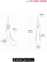 Lovense Hyphy Telefon Kontrollü Klitoral Vibratör - Görsel 6