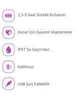 Lovense Lush 2 Telefon Kontrollü Giyilebilir Vibratör - Görsel 5