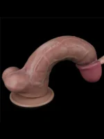 Lovetoy Dual Layered Platinum Silicone Realistik Penis 26.5 cm - Görsel 6