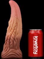 LoveToy Çift Katmanlı Platinyum Silikon Monster Dildo - 25 cm - Görsel 2