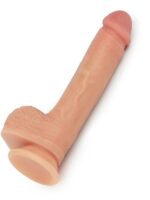 LoveToy Çift Katmanlı Isıtmalı Şarjlı Döner Başlı Titreşimli Realistik Dildo 21.5 cm - Görsel 4