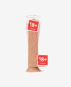 LoveToy Çift Katmanlı Isıtmalı Şarjlı Döner Başlı Titreşimli Realistik Dildo 21.5 cm