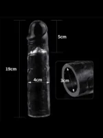 LoveToy Flawless Şeffaf Penis Kılıfı - 5 cm Uzatmalı - Görsel 2