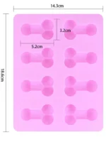LoveToy Pecker Chocolate Ice Tray Penis Şeklinde Buz Kalıbı - Görsel 2