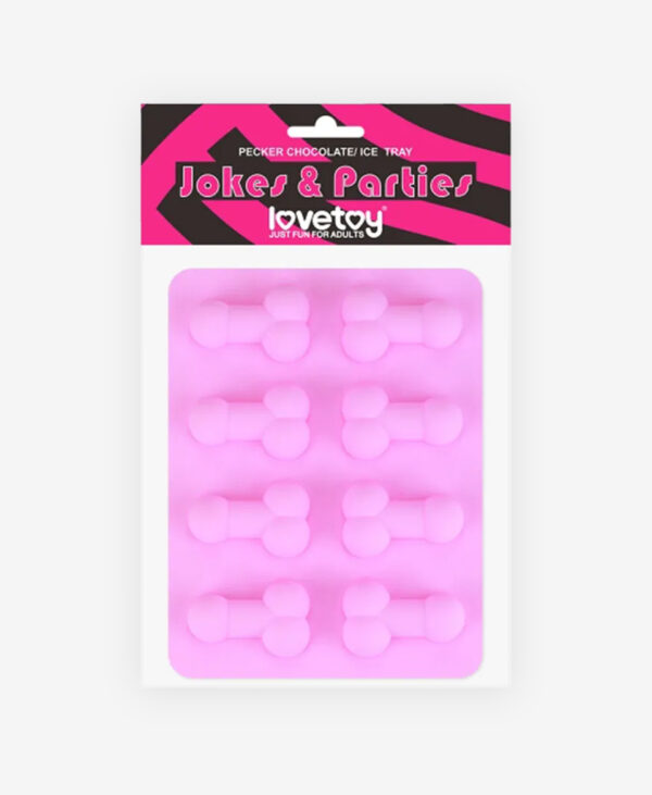 lovetoy pecker chocolate ice tray penis seklinde buz kalibi