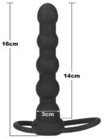 LoveToy Rock Balled Titreşimli Halkalı Anal Prober - Görsel 3